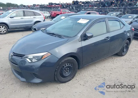 2016 Toyota Corolla Le z USA, uszkodzony, nr VIN 2T1BURHE1GC578139